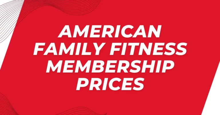 American family fitness membership prices