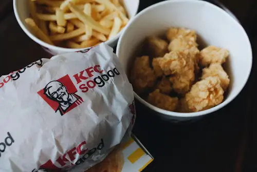 KFC Menu For Cheat Day